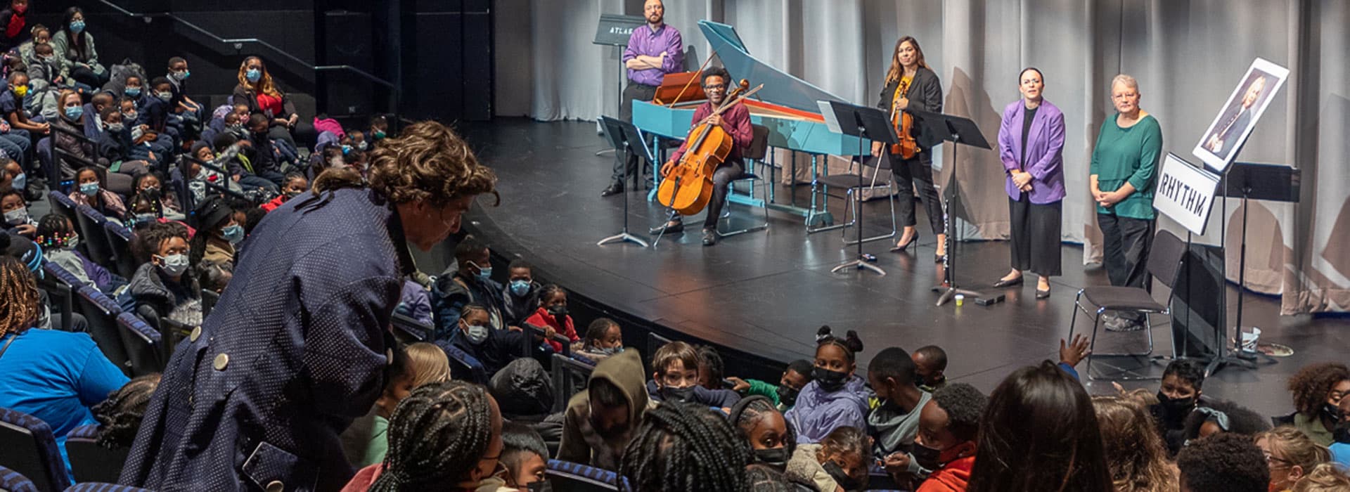 A free Bach to School program for school children by the Washington Bach Concert