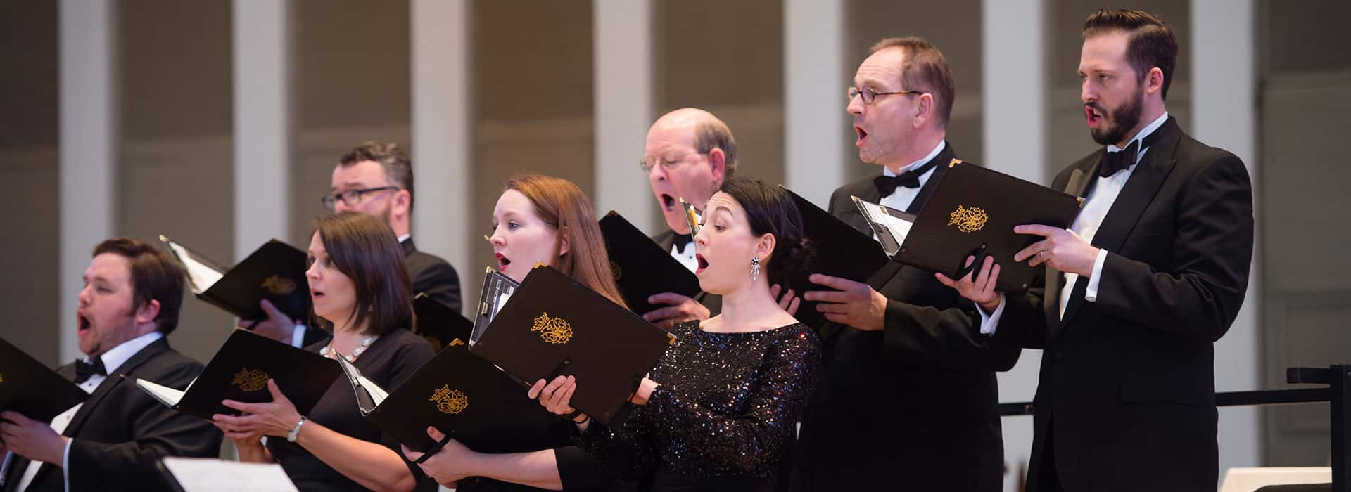 Vocalists at a Washington Bach Consort performance