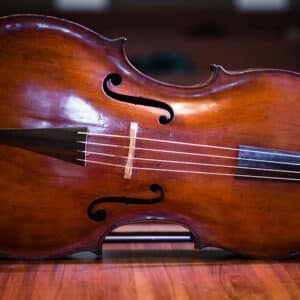 Closeup of a violin