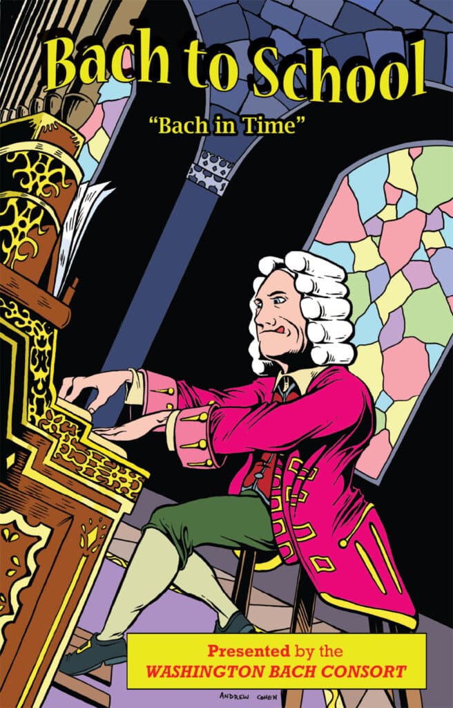 Cover of Bach to School – Bach in Time – Comic Book