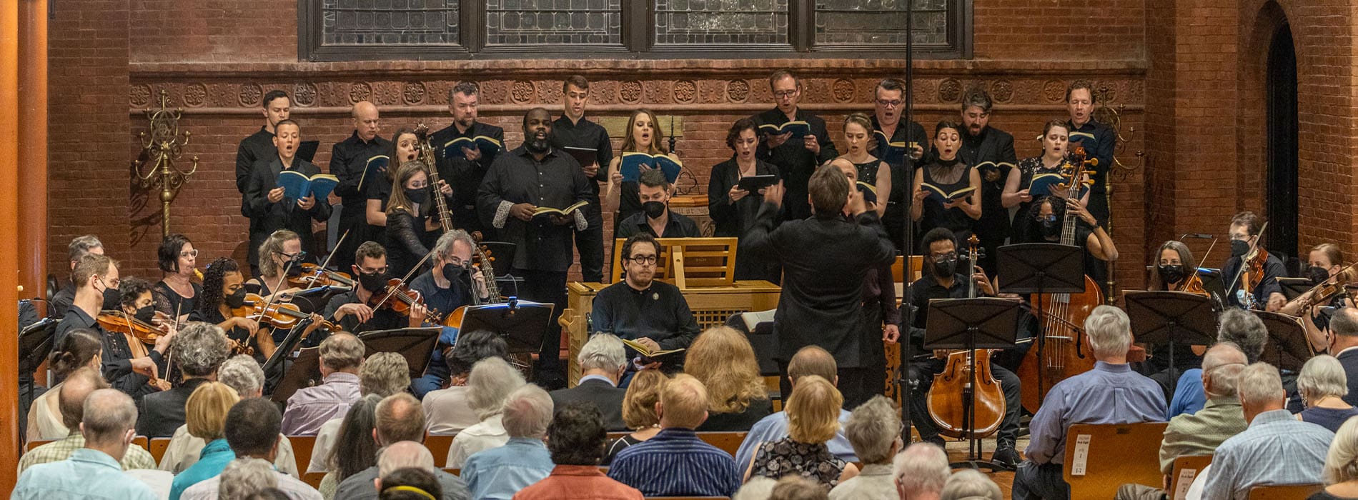 Washington Bach Consort performing at St. Paul's Lutheran Church