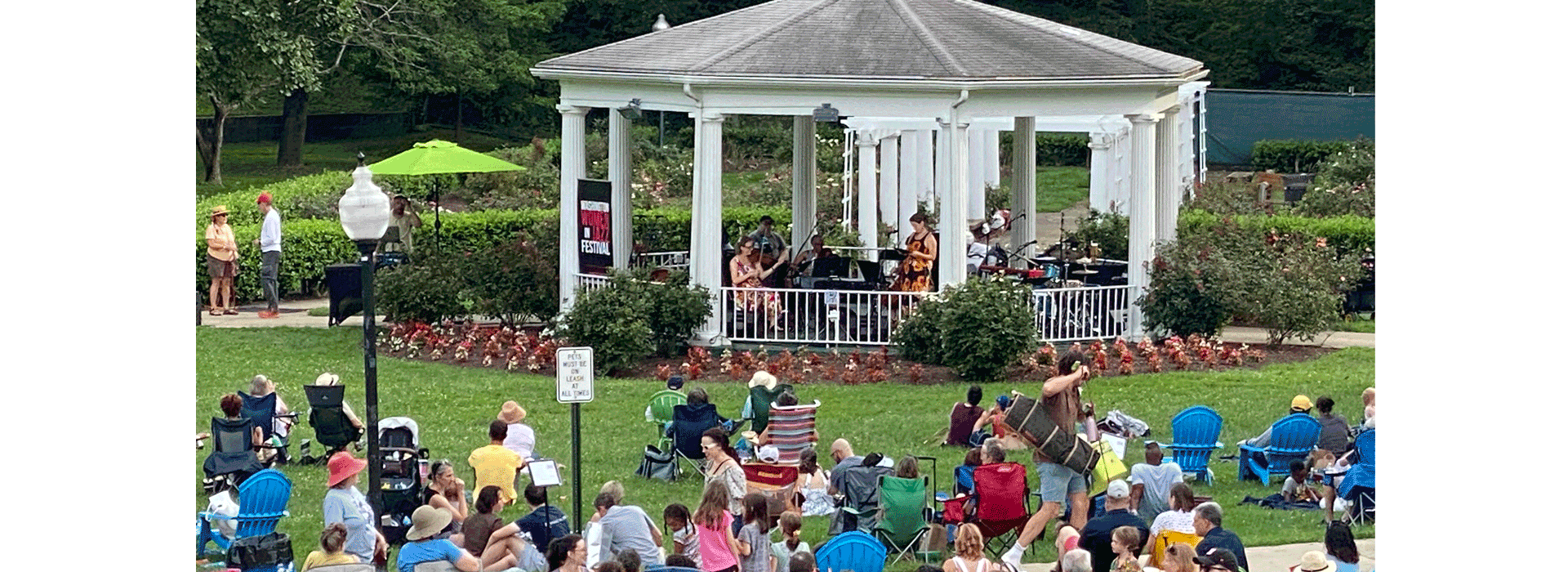 Image of Crowd at Walter Reed at the Parks